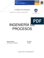 Ingeniería de Procesos Unidad 1