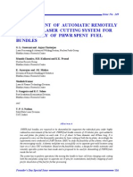 Development of Automatic Remotely Operable Laser Cutting System For Disassembly of PHWR Spent Fuel Bundles