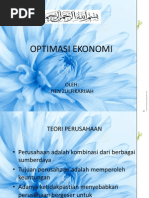 Optimasi Ekonomi Manajerial S5