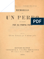 Memorias de Un Perro Escritas Por Su Propia Pata