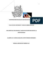 Guia Didáctica Apuntes y Ejercicios de Metodología de Investigación Ii