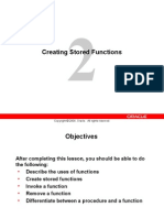 Stored Functions With PL/SQL