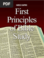 First Principle of Bible Study