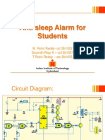 Anti Sleep Alarm For Students