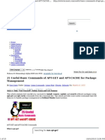25 Useful Basic Commands of APT-GET and APT-CACHE For Package Management