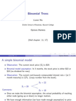 Binomial Trees: Liuren Wu