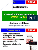 Aulas de Investimentos Custo de Capital