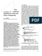 Engg Approach To Design of Tapered Dielectric Rod Horn Ant