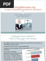 How To Create A Paralegal Resume That Gets You Noticed