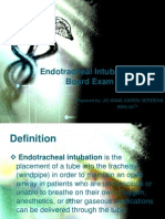 Endotracheal Intubation & ER Board Exam Questions