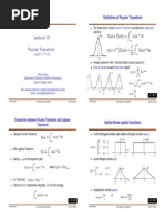 Lecture 10 - Fourier Transform