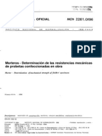 NCH 2261 of 1996 Morteros - Determinación Resistencias Mecán OK