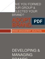 3 - Developing & Managing Brands SPRING 2013 UPDATED