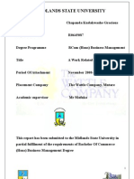 Kudakwashe Attachment Report