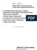 Metric Conversions2013