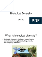 Biological Diversity: Unit 10