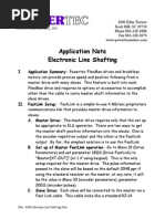 Application Note Electronic Line Shafting: Industrial Motors, Inc