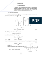 Z-Transform: E) KT T (L Z e