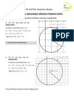 Solucionario de Secciones Cónicas PDF