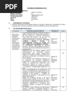 Sesiones de Aprendizaje Grupo A - Bellavista - Saposoa