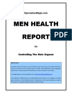 Men Health Report: Controlling The Male Orgasm