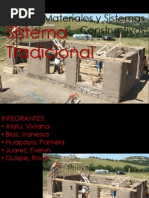 Sistema Constructivo Tradicional