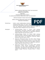 PerKBPOM No 39 Tahun 2013 Tentang Standar Pelayanan Publik Lengkap