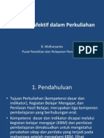 Penilaian Afektif Dalam Perkuliahan