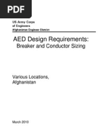 AED Design Requirements:: Breaker and Conductor Sizing