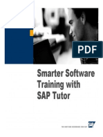 Smarter Software Training With SAP Tutor