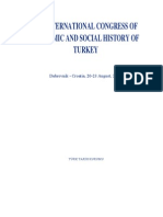 IX International Congress of Economic and Social History of Turkey