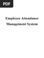 Employee Attendance Management System