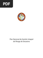 Plan Nacional Sobre Gestion de Riesgo