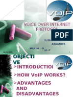 Voip-Voice Over Internet Protocol