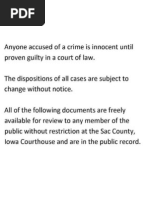 Guilty Plea and Order Deferring Judgment State V Tamatha Lee Daniel - Carroll, Iowa - Owcr012330