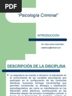 Psicologia Criminal