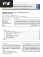 Application of Solid Oxide Fuel Cell Technology For Power Generation-A Review Review Article