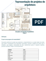 Representação de Projetos de Arquitetura