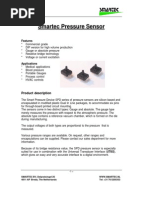 Smartec Pressure Sensor: Features