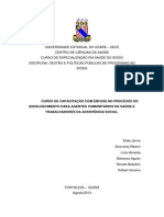 Projeto de Intervenção - Gestão e Políticas Públicas