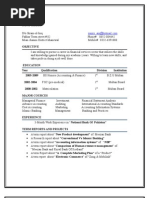 Detailed CV