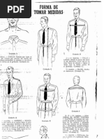 Manual de Sastreria Masculina Forma de Tomar Medidas