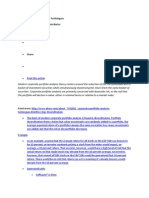 Corporate Portfolio Analysis Techniques