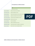 Array Methods and Properties in Siebel Escript: Method or Property Purpose