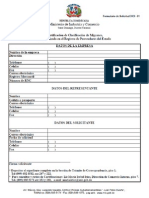 Formulario de Solicitud DICI-01