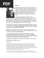 Biografía Bandura