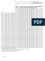 Blank Utility Conflict Matrix