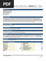 Samsonite International S A SEHK 1910 新秀麗國際有限公司 Public Company Profile