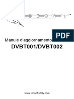 Manuale D'aggiornamento Software DVBT001 - DVBT002 - ITA