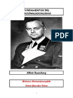 Alfred Rosenberg Fundamentos Del Nacionalsocialismo Texto Oficial Del NSDAP Edicion Corta